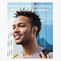 Soundcore C40i Open-Ear Clip-On Kopfhörer kabellos, Graphitgrau