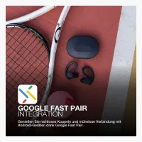 JLab Go Air Sport+ True Wireless In-Ear-Kopfhörer, 35h, IP55
