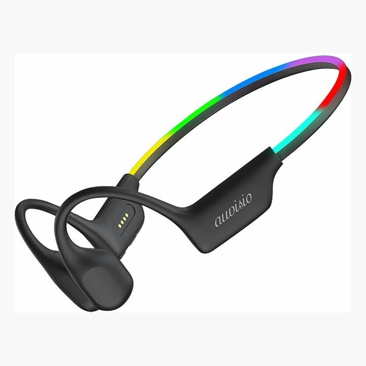 Auvisio Knochenschall-Kopfhörer Bluetooth 5.3, 32GB MP3-Player, IP68