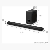 LG 5.1.3ch Soundbar & Subwoofer